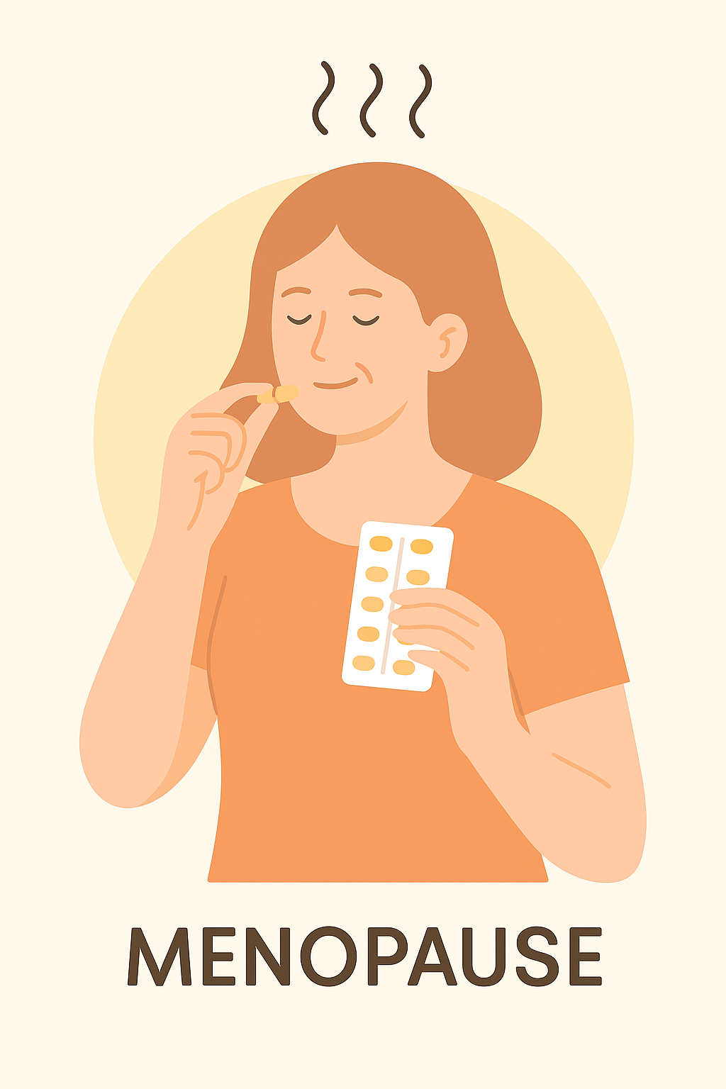 Women taking supplements for menopause